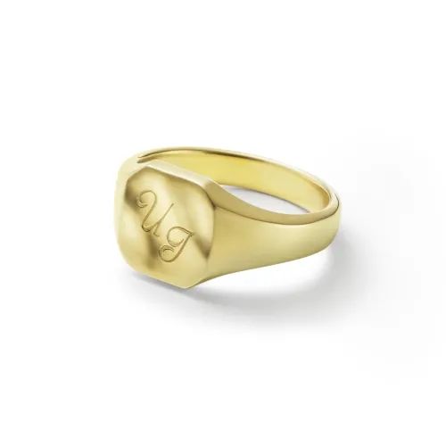 【お取り寄せ注文可能】Signet Ring No.2(K18 YELLOW GOLD)