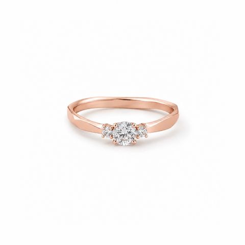 【お取り寄せ注文可能】Serene Ring(K18 PINK GOLD)