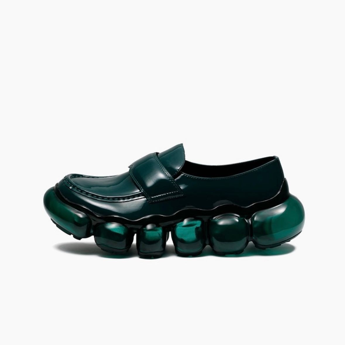 【おれさん専用】grounds 26 JEWELRY LOAFER 黒 JEWELRY LOAFER ENAMEL BLACK / BLACK (ジュエリー ローファー