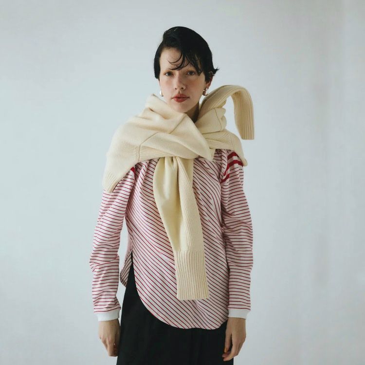 【残り一点】Asymmetrry Hem Knit Tops