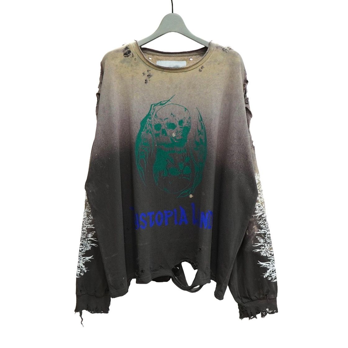 セールTeppei Furuyama コットン長袖カットソー TEPPEI FURUYAMA - 【残り一点】Skull&Flower | ACRMTSM ONLINE