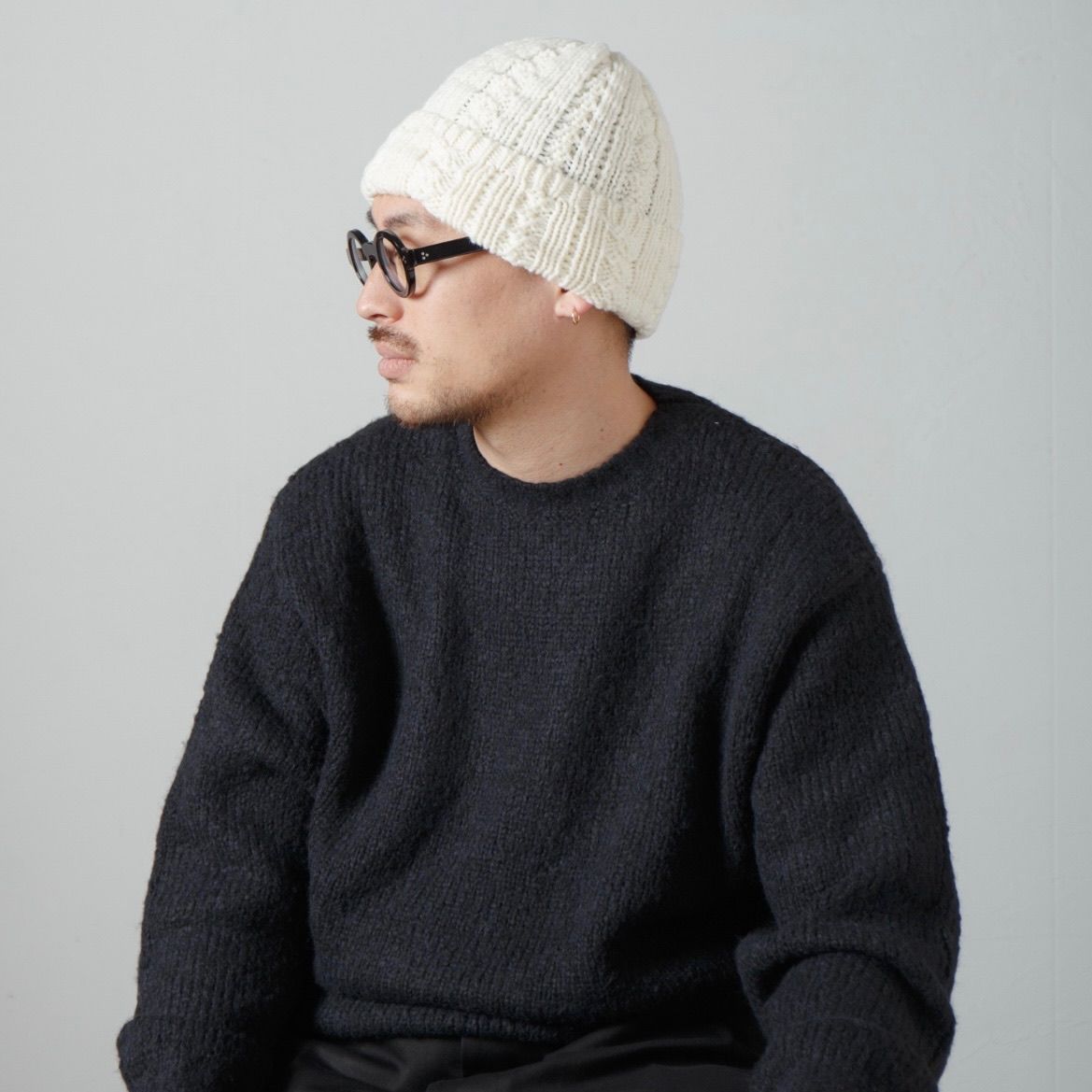 【残り一点】Insideout Cable Knit Cap