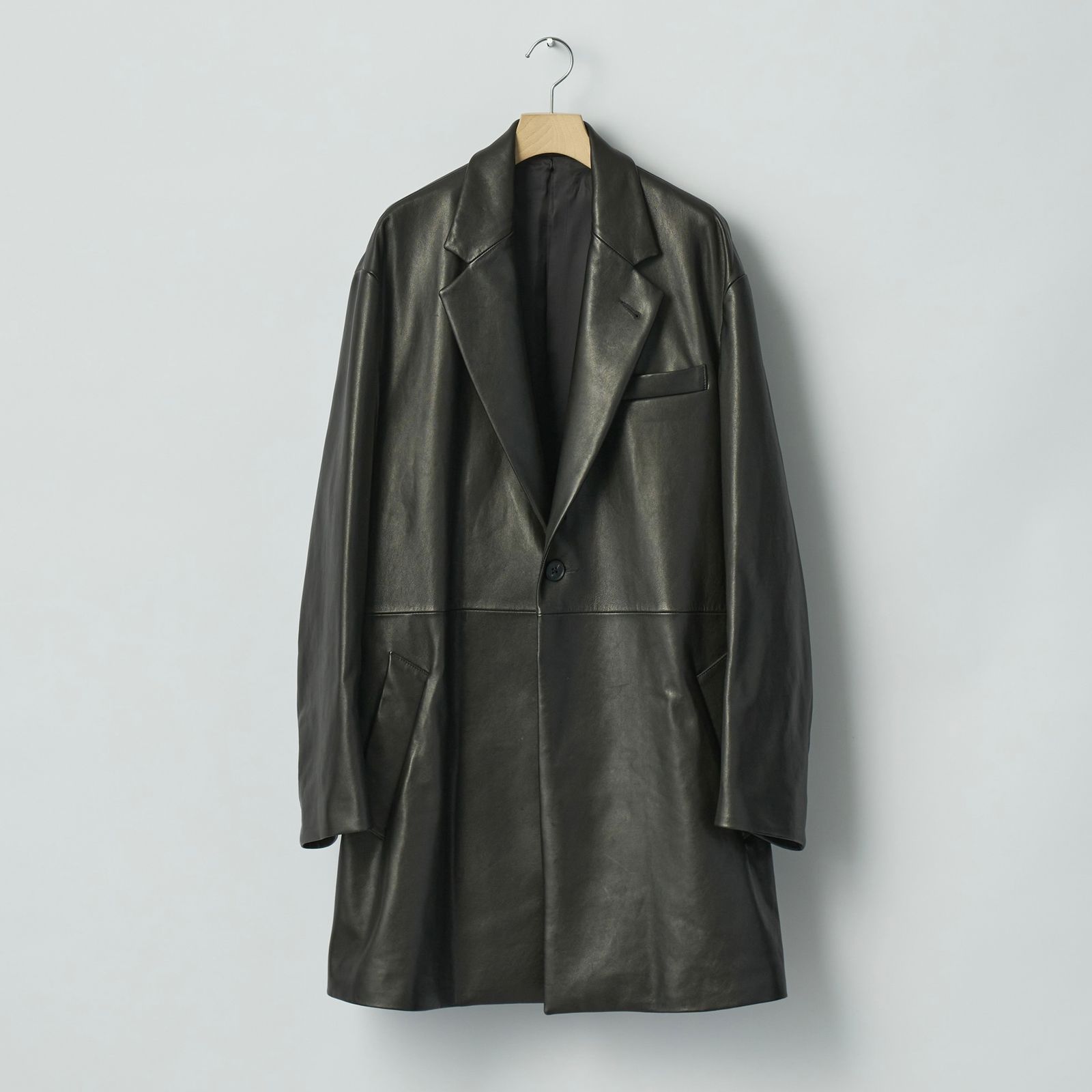 【残り一点】Lambs Leather Half Coat