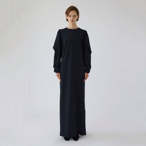 【残り一点】Drape Sleeve Cut Dress
