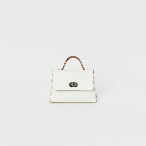 【残り一点】Assemble Hand Bag Flap_S(WHITE)