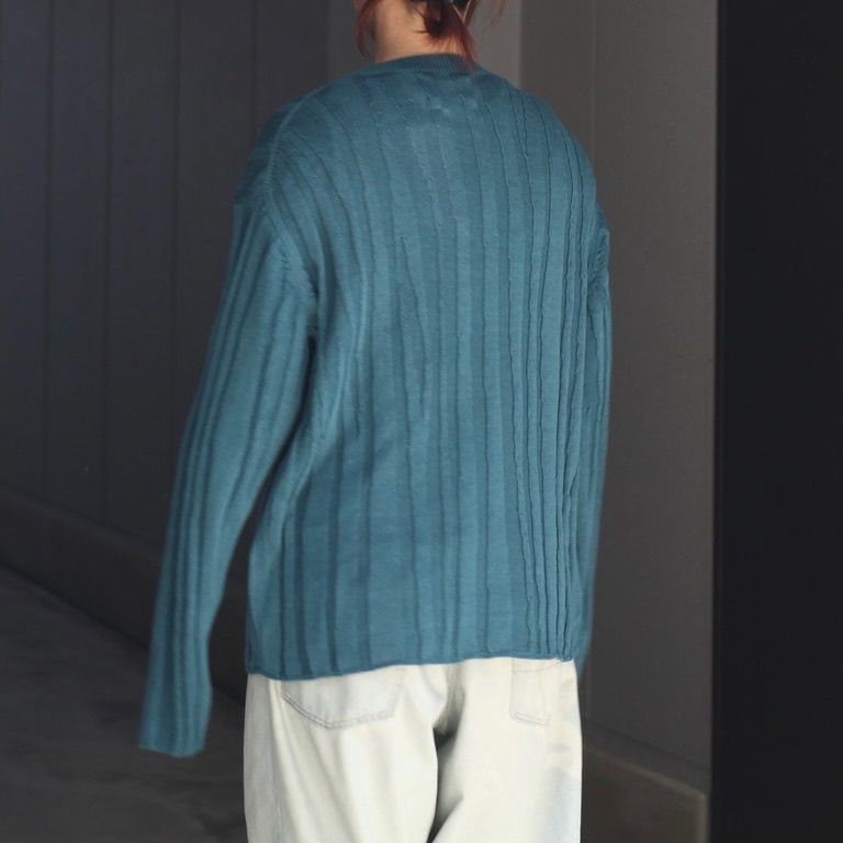 【残り一点】Random Rib Crewneck Sweater