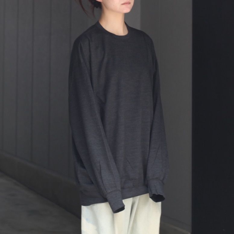 【残り一点】オーバーサイズリラックスウールL/S TEE