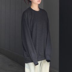 【残り一点】オーバーサイズリラックスウールL/S TEE