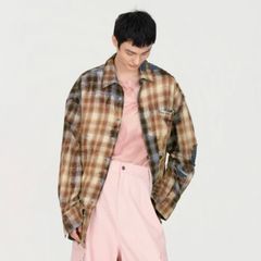 【残り一点】Long Sleeve Shirt in Decayed Check