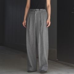 【残り一点】W/CA Beaver Easy Wide Trousers