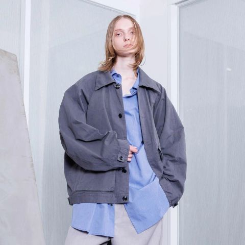 【残り一点】ガーメントダイオーバーサイズブルゾン