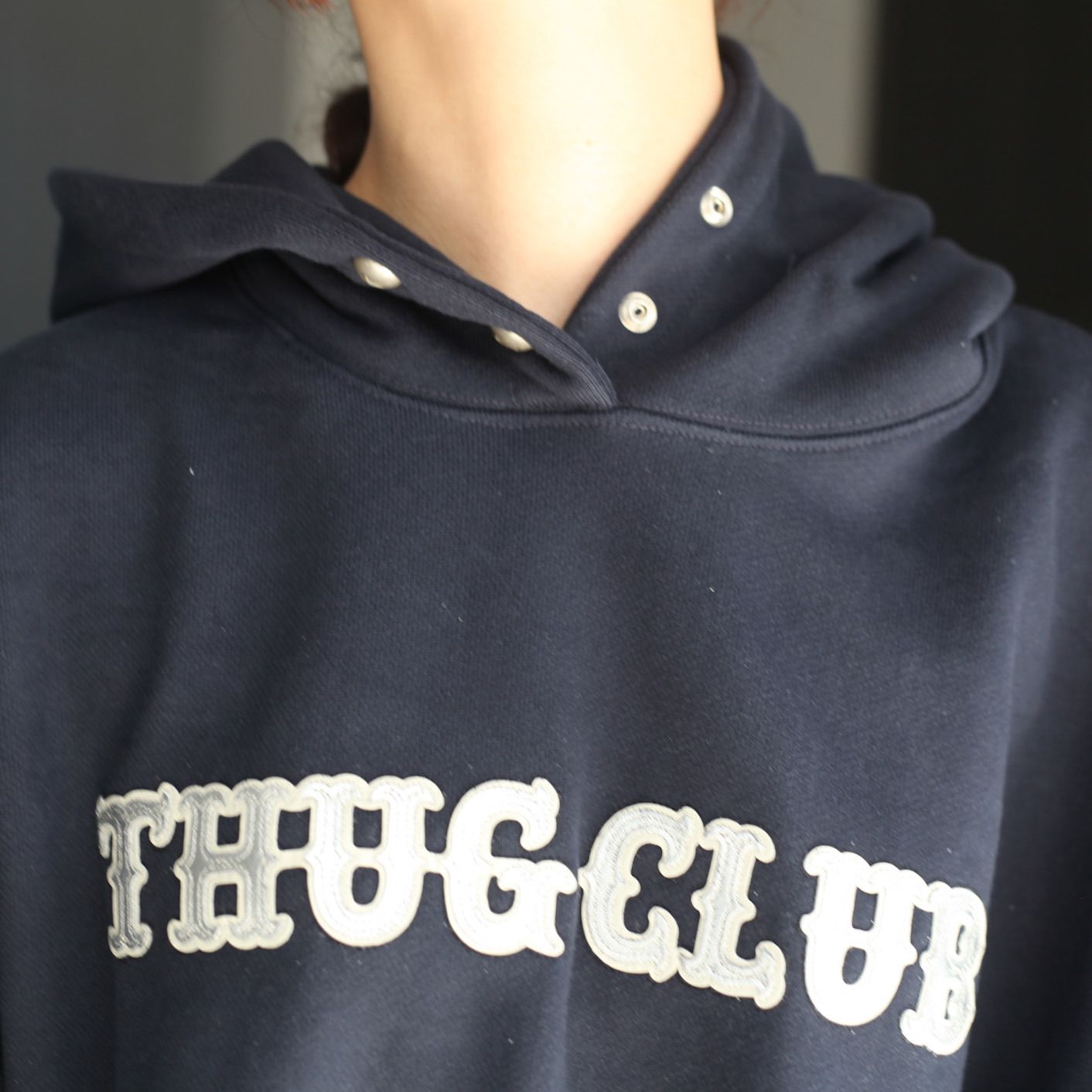 【残り一点】Leather Flame Hoodie