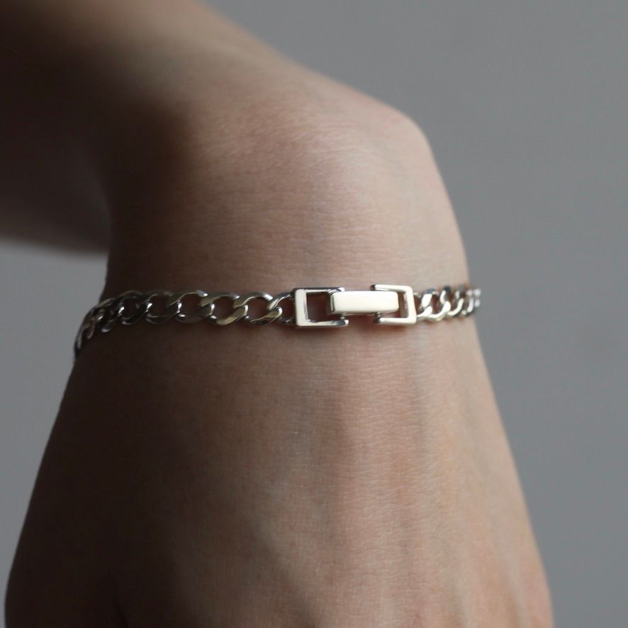 【お取り寄せ注文可能】ID Bracelet_M(SILVER)