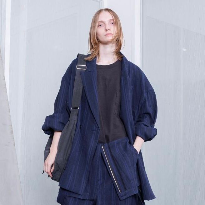 【残り一点】ダブルテーラードジャケット(LINEN/COTTON)
