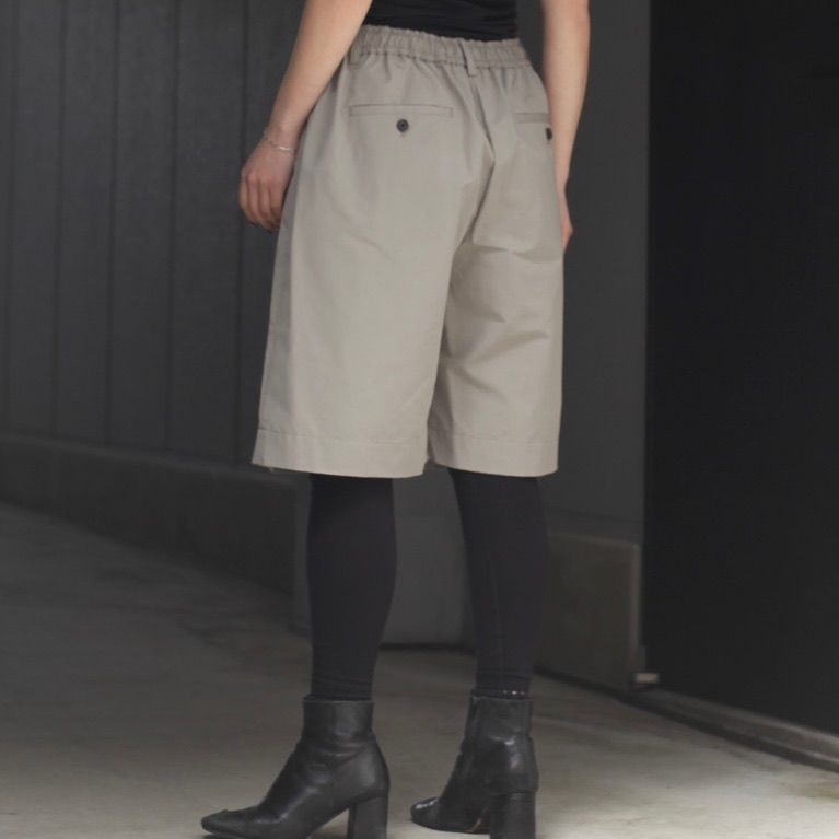 【残り一点】Tecno Cotton Wide Easy Short Trousers