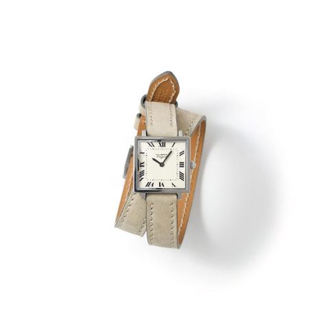 【残り一点】Carré Double Loop(WOMEN/STAINLEESS STEEL/CHAMPAGNE×BEIGE GRAY)