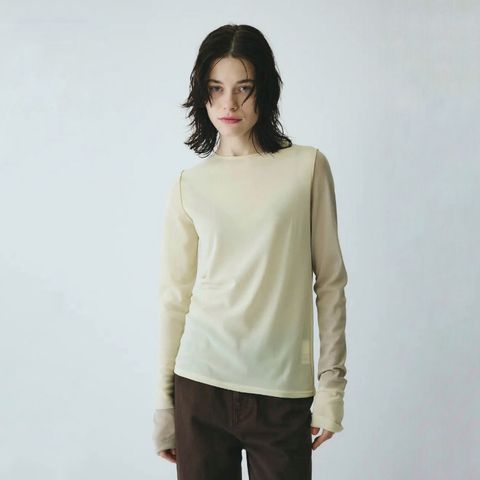 【残り一点】Bi Color Mesh Inner Tops