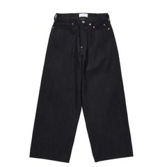【残り一点】Twisted Heather Denim Pants Wide Cut