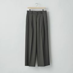 【残り一点】Long Wide Trousers(2/90 WOOL GABARDINE)