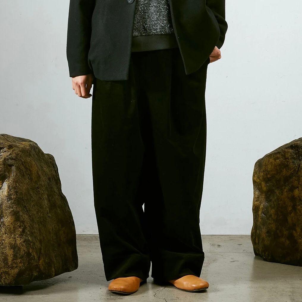 【残り一点】モールスキンシンプル2タックワイドPT