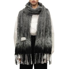 【残りわずか】Gradient Jacquard Knit Scraf