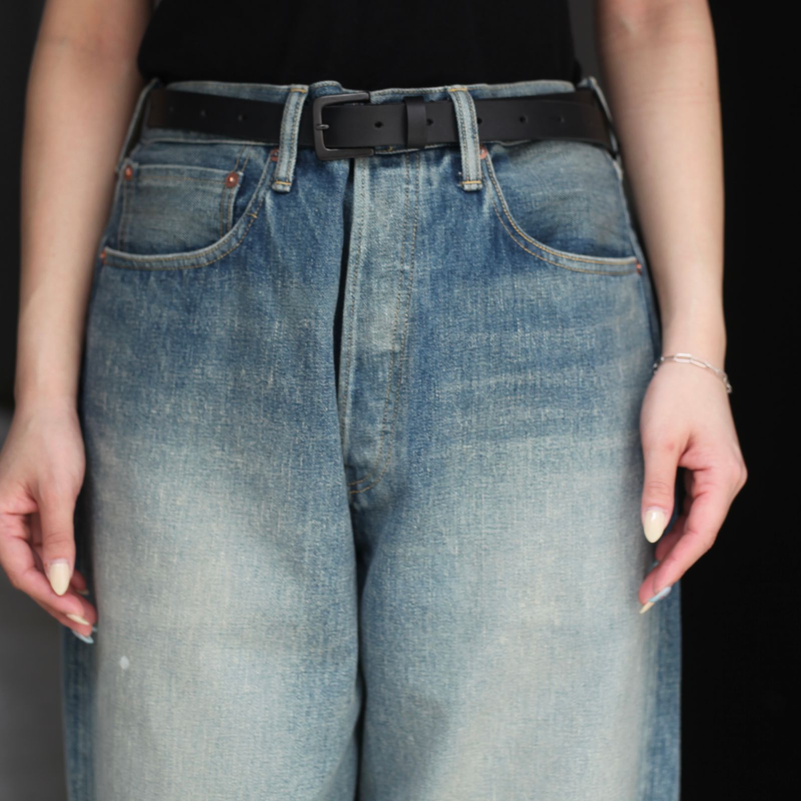 【残り一点】5pocket Straight Pants(USED FADE)