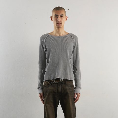 【残り一点】Waffle Thermal Long Sleeve T-shirt