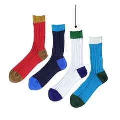 【残り一点】4×2リブソックス(WHITE)