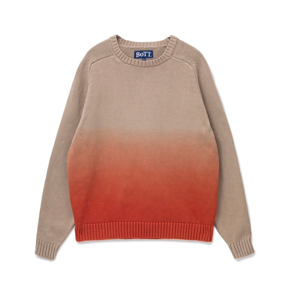 BoTT ボット Dyed Raglan Knit アイボリー L