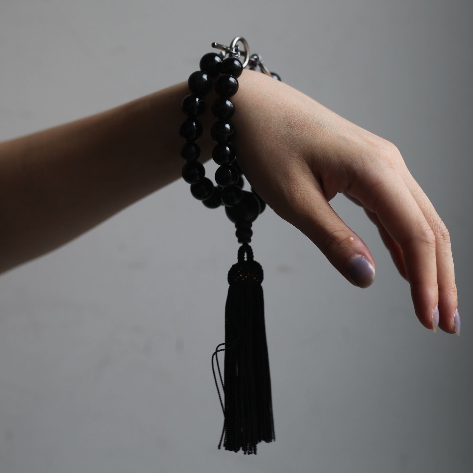 SOSHIOTSUKI - 【残りわずか】Double Juzu Bracelet(LIGHT BLACK