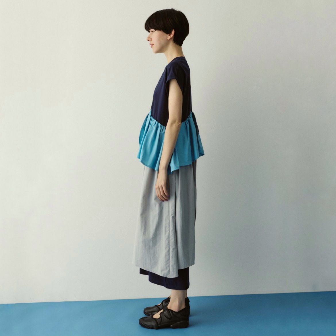 【残り一点】Side Frill Pante Dress