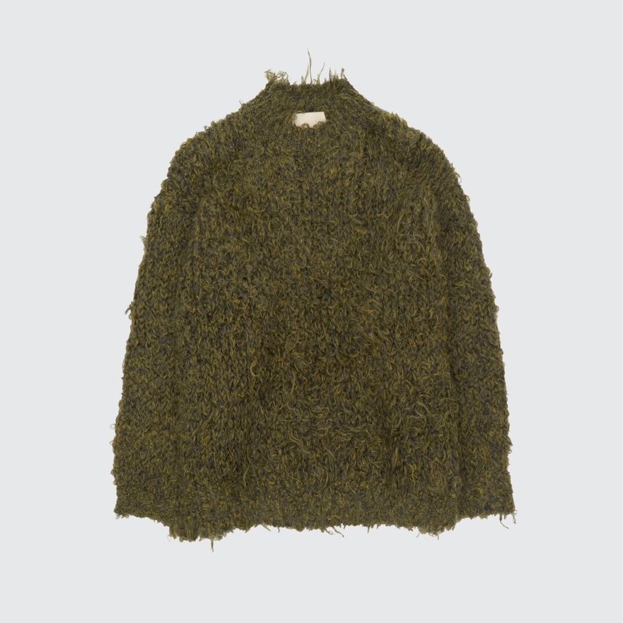 【残り一点】3Color Mix Mohair Crewneck Sweater