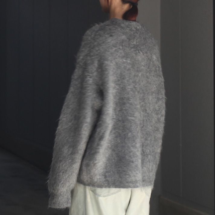 【残りわずか】Kid Mohair Knit Crew Neck LS