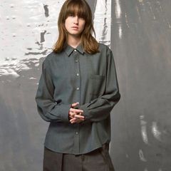 【残り一点】Wool Like Regular-Over Shirt