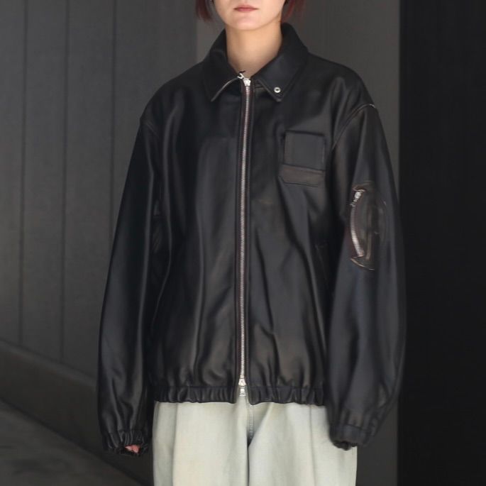 【残りわずか】Sheep Leather Flight Jacket