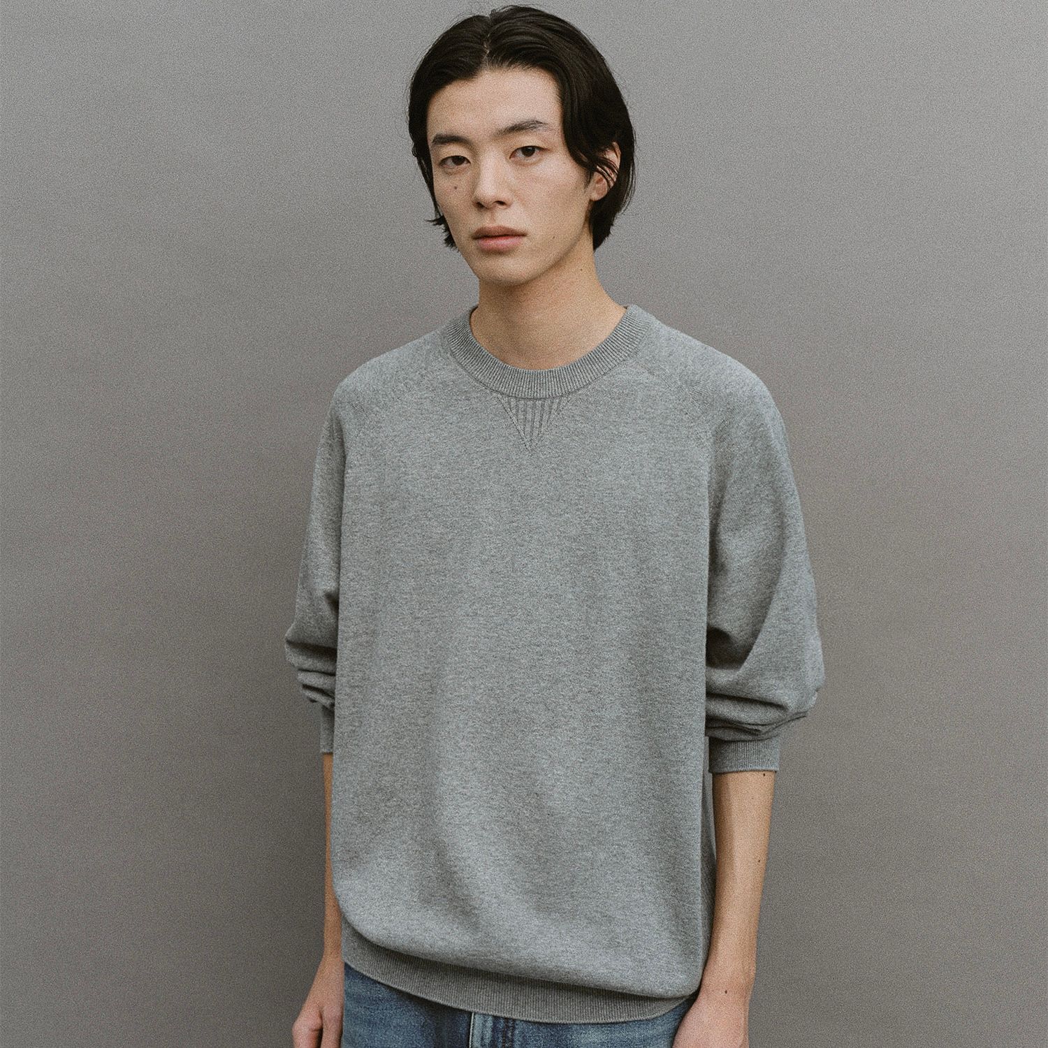 【残り一点】Whole Garment Crew-Neck Knit