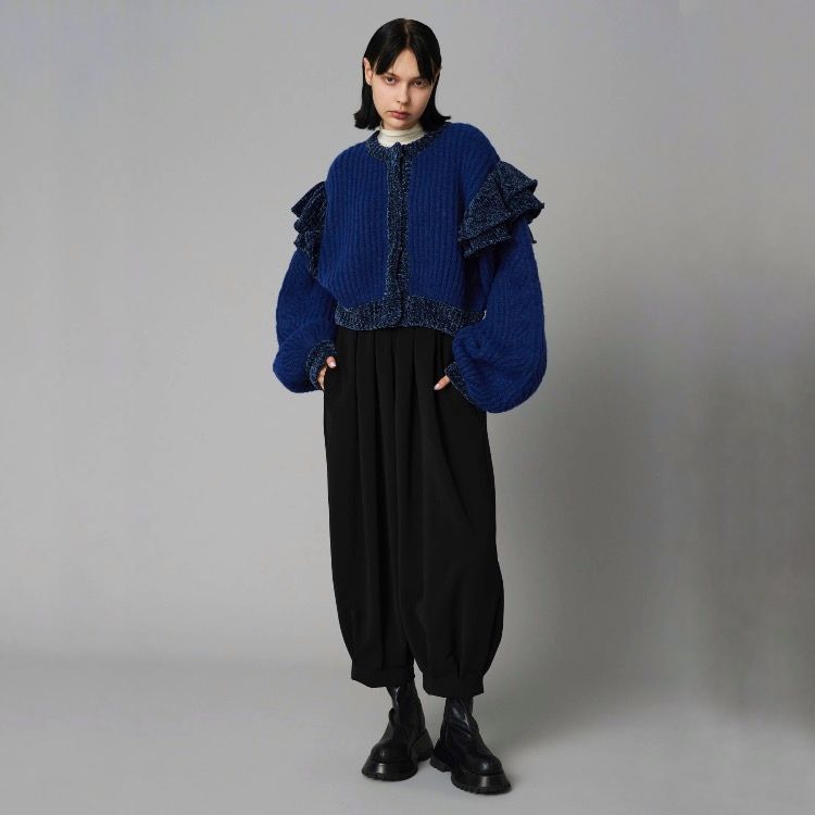 【残り一点】Frill Shoulder Cardigan