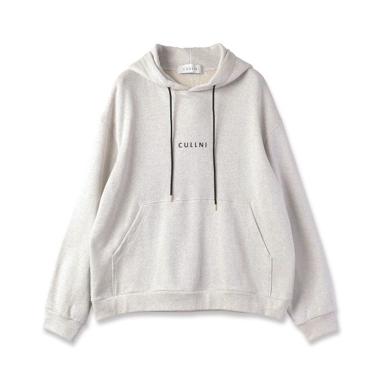【残り一点】Cullni Logo Embroidery Glitter Yarn Hoodie