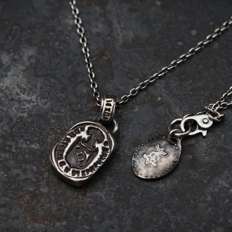 【お取り寄せ注文可能】Stamp Drop Pendant(SILVER)