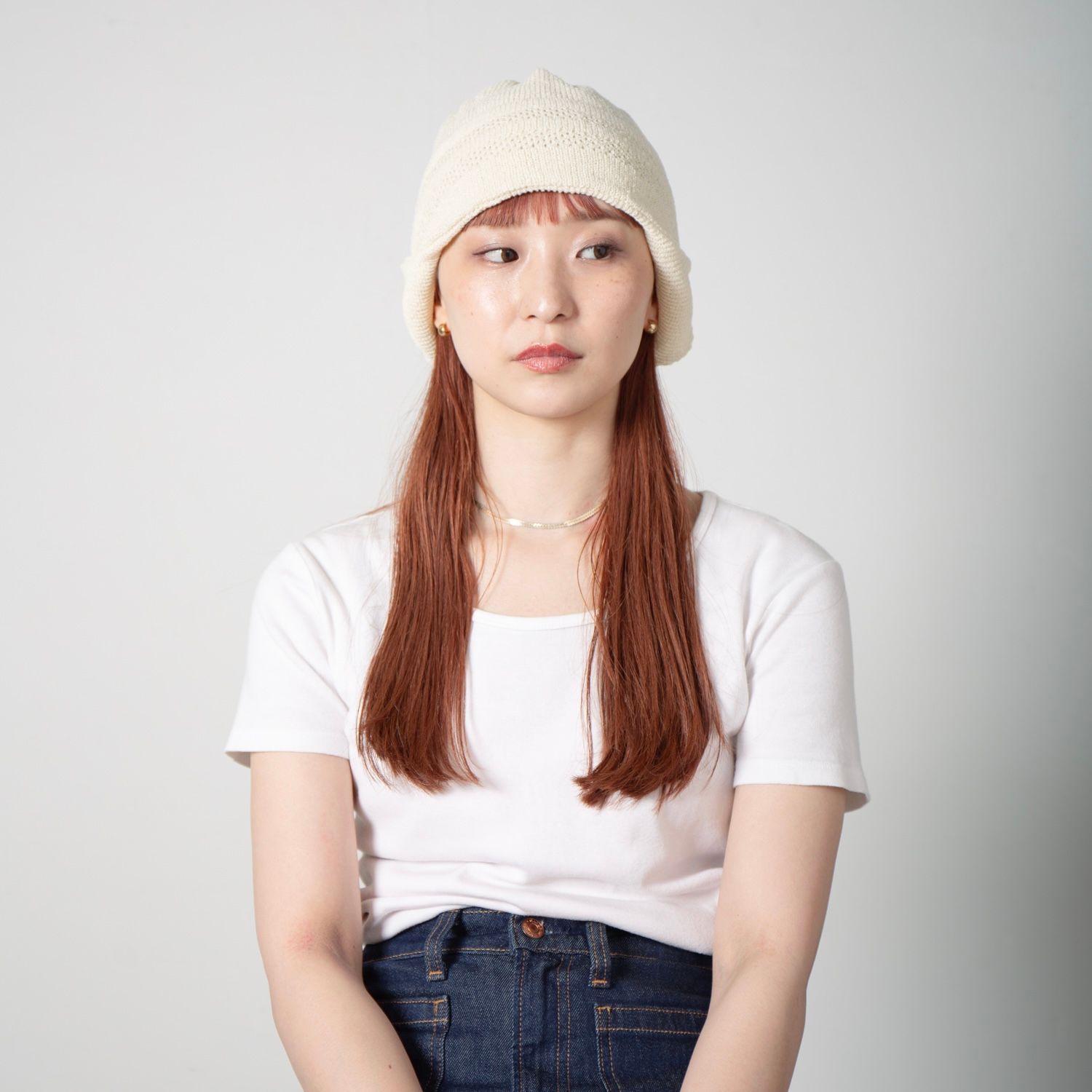 【残り一点】Summer Ear Knit Cap