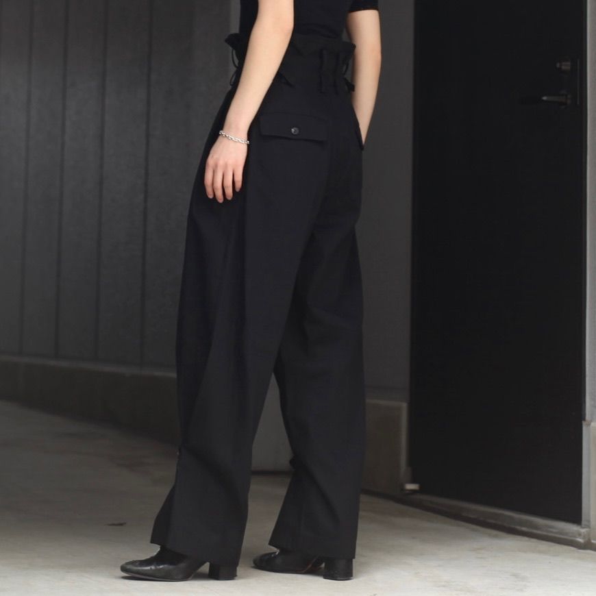 ソルボワ SOSHIOTSUKI SIDESTRIPE FLARE TROUSERS | giulianacividanes