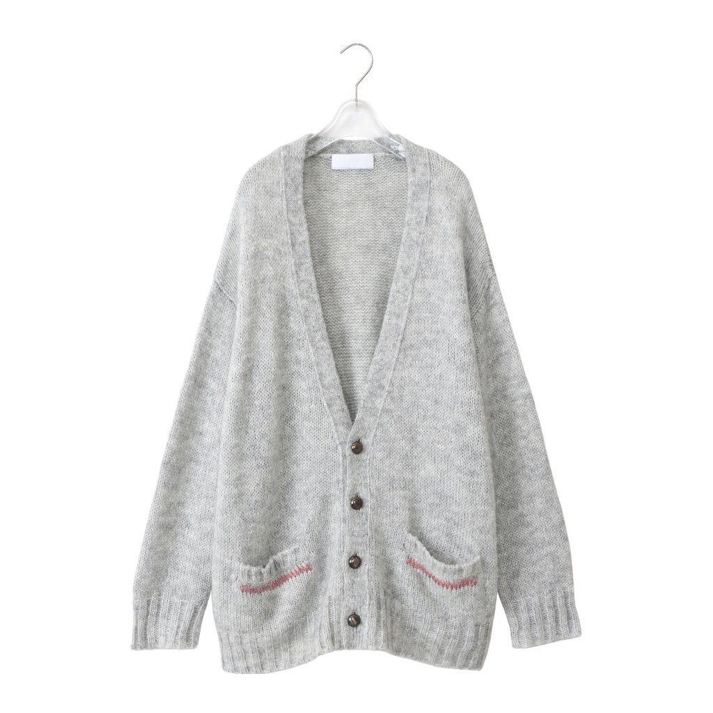 Ne Quilted Mohair Cardigan 