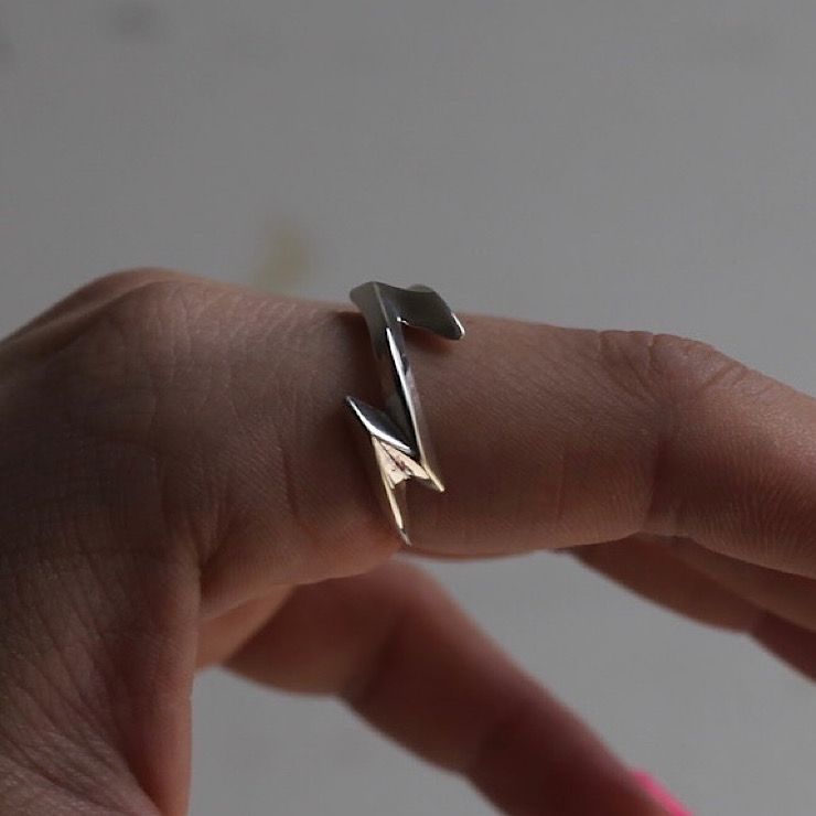 【残り一点】Thunder Ring(WHITE)