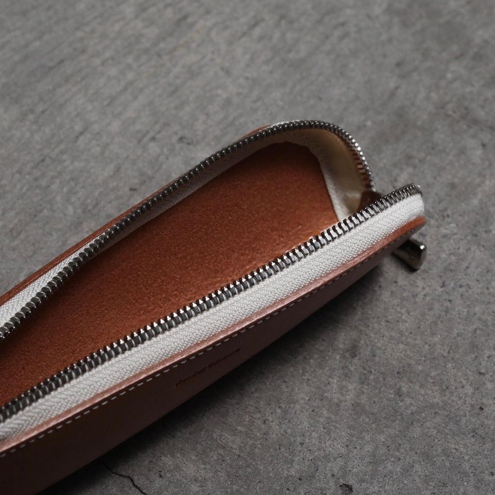 Hender Scheme - 【残りわずか】L Zip Pen Case(TAN) | ACRMTSM