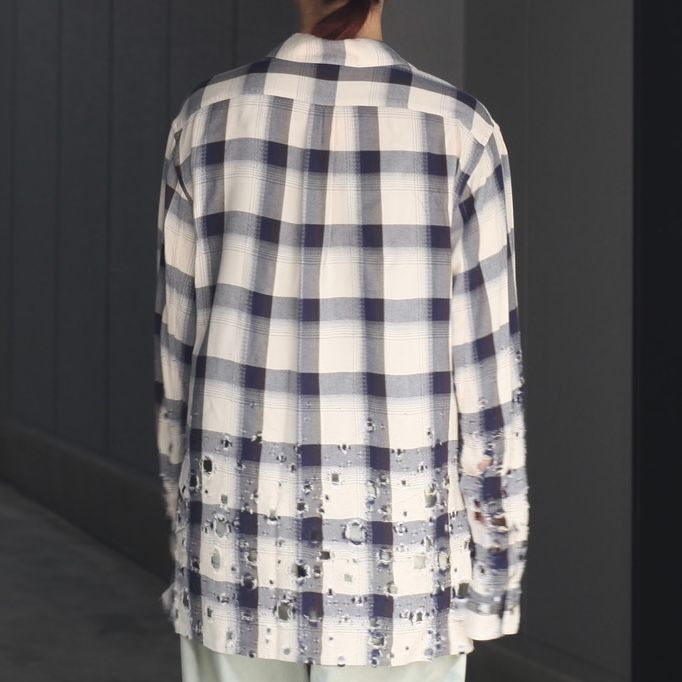 【残り一点】Ombre Destroyed Shirt