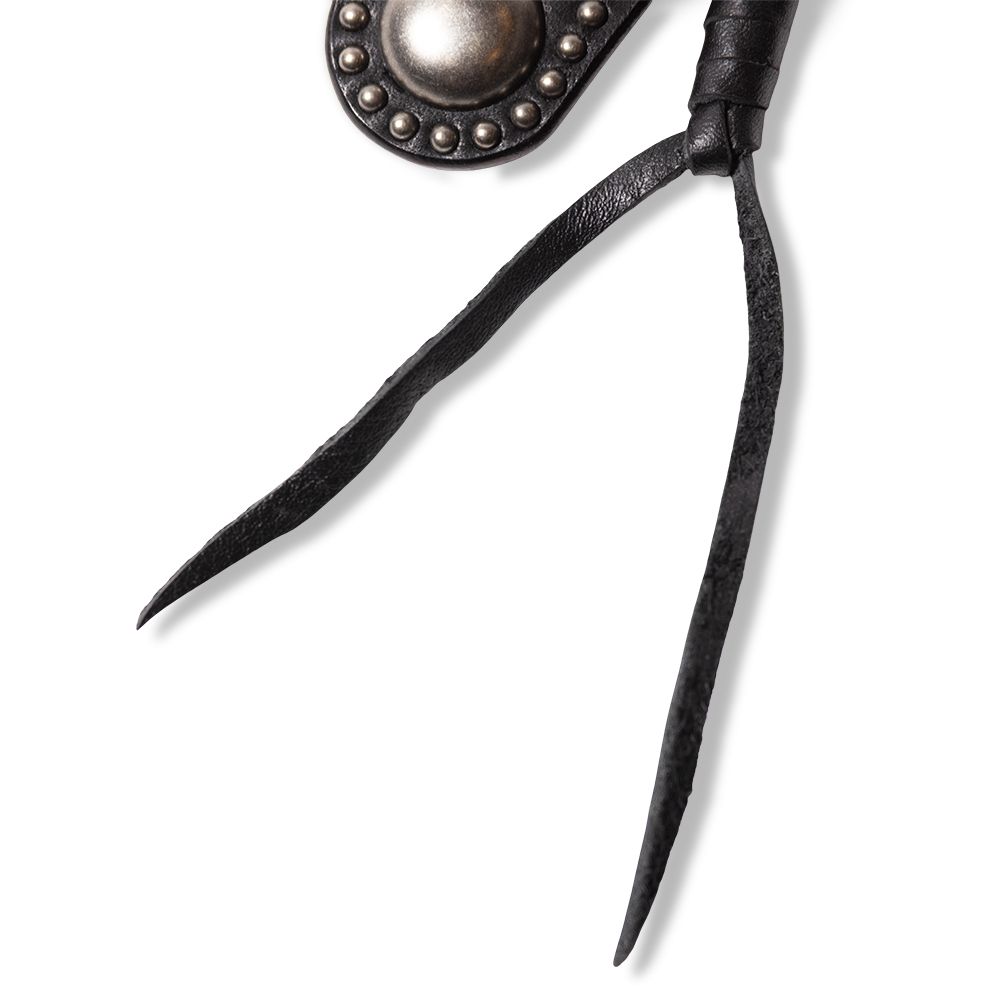 CALEE - 【残り一点】Studs Leather Charm Key Ring | ACRMTSM ONLINE