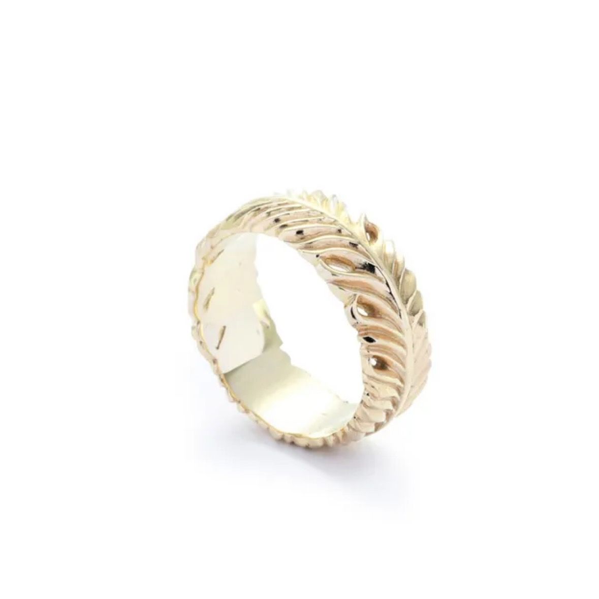【お取り寄せ注文可能】Eagle Feather Ring S(K10 YELLOW GOLD)