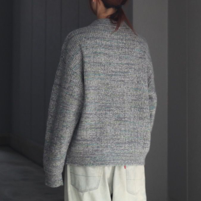 【残り一点】Rib Pattern Knit Jacket