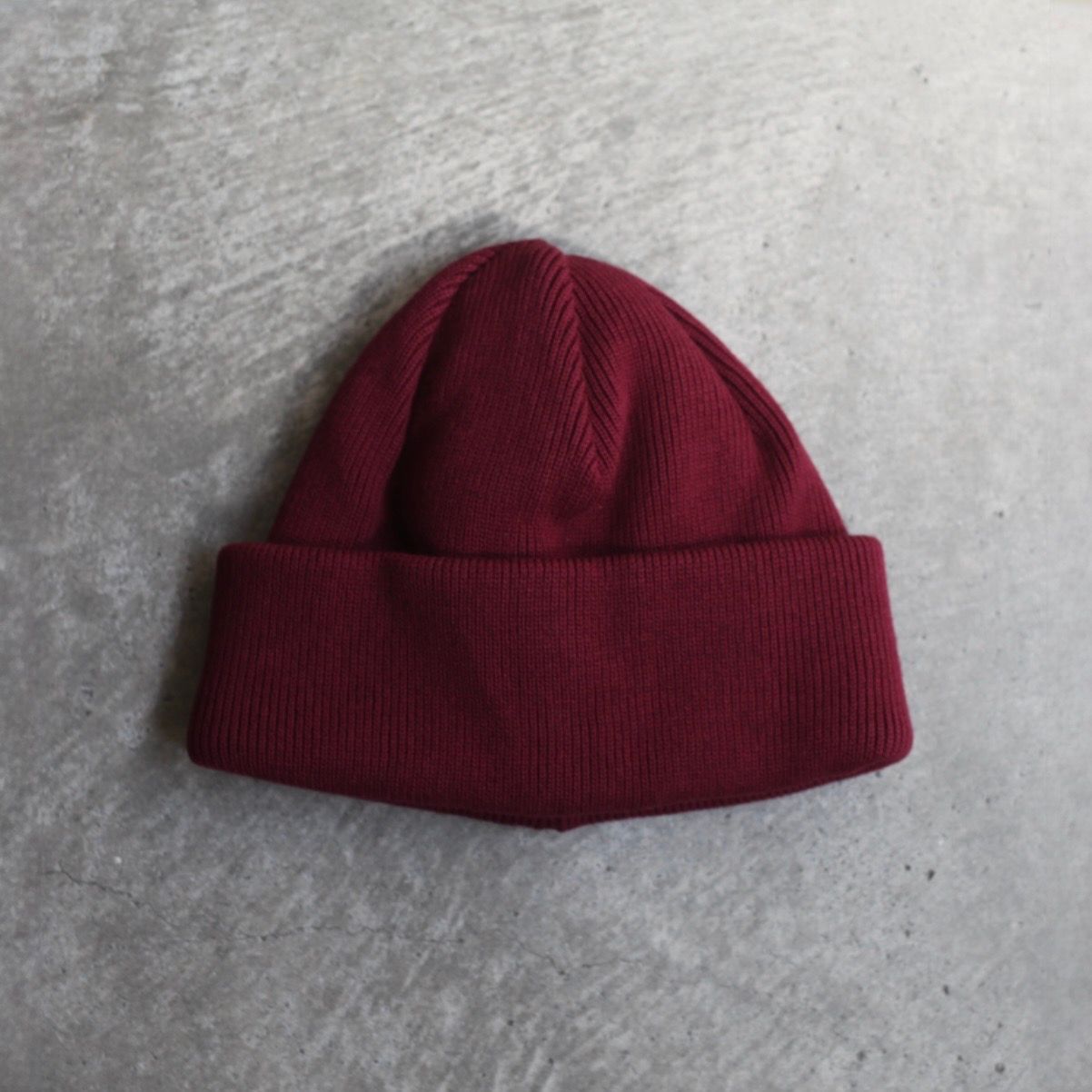 【残り一点】Knit Big Watch Cap(COTTON×CASHMERE)