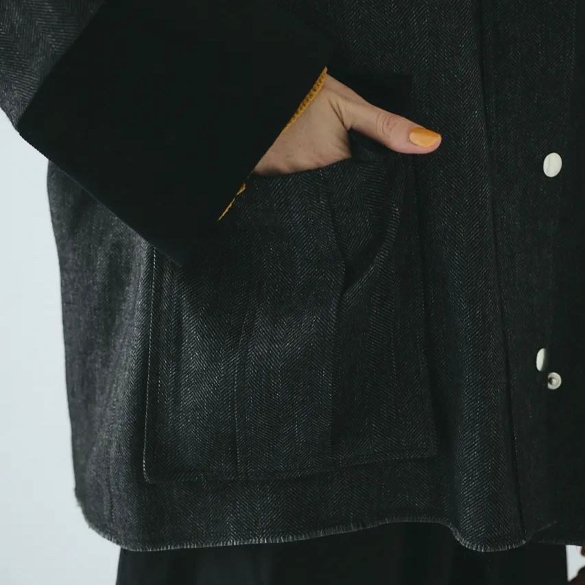 【残り一点】Herringbone Loose Jacket